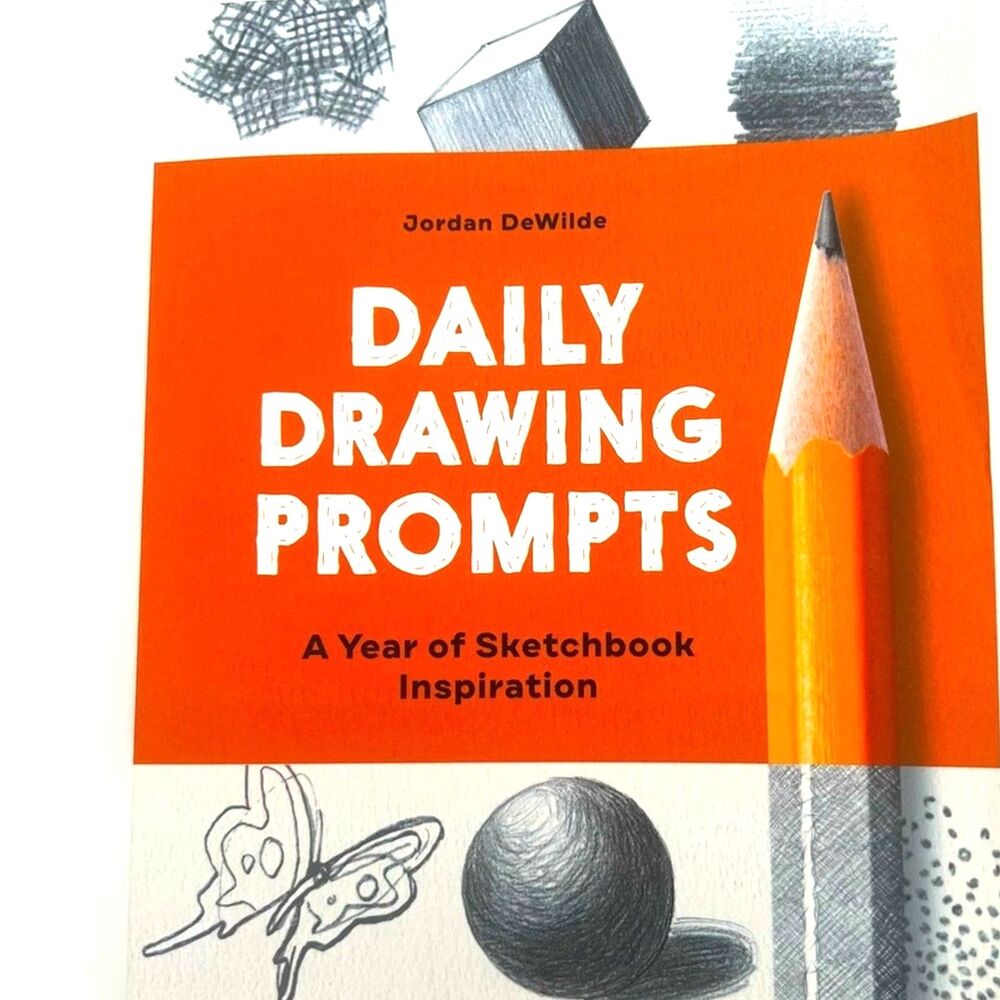 Daily Drawing Prompts: A Year of Sketchbook Inspiration-NWOT